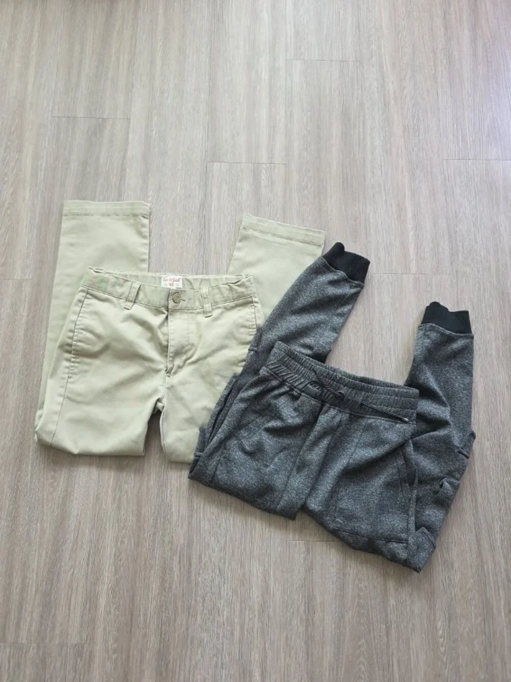 Boys Pants Bundle Size 8 Cat & Jack Chino + Gray Cargo Joggers Lot - Picture 14 of 16